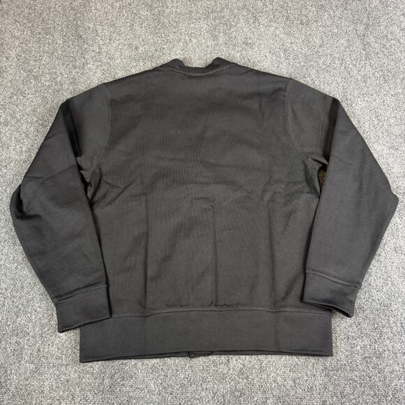 Nike Club Knit Fairway Cardigan Mens Size Medium M Black Golf Retro FN3898-010 - Picture 7 of 8